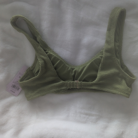 Wild Fable Sage Green Ribbed Bralette - Picture 3 of 8